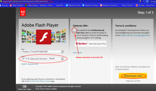 flash player download for pc