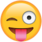 :Tongue_Out_Emoji_with_Winking_Eye_Icon_42x42: