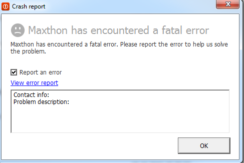 maxthon 5.0.1.3000 crash.png